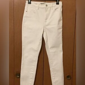 Buffalo David Bitton white skinny jeans.
